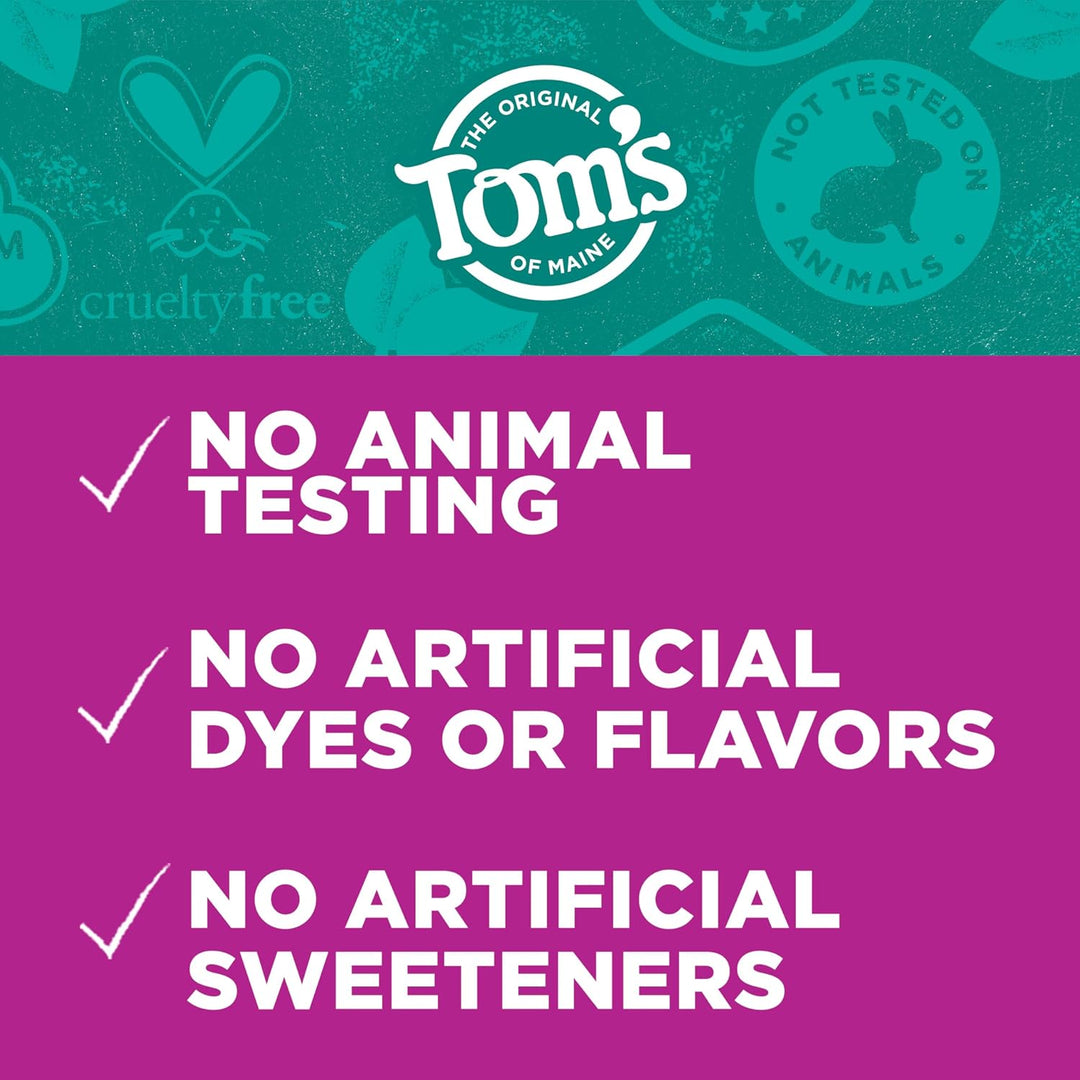 Tom's of Maine Pasta dental en gel natural, antiplaca y blanque...