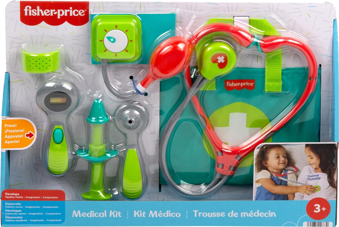 Fisher-Price Juego de simulación médica para preescolares de 7 piez...