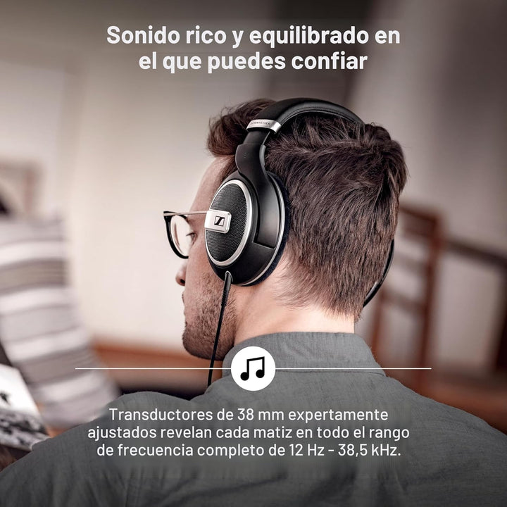 Auriculares Sennheiser HD 599 SE de parte posterior abierta, diseño...