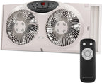 Bionaire Ventilador de Ventana con Aspas de Flujo de Aire Reversibl...