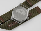 Hamilton Khaki Field Khaki Reloj de cuarzo para hombre, caja de acero