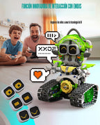 Opmind Kit de construcción de robot STEM RC 5 en 1, codificación de aplicaciones 478pcs, niños de 6 a 12 años