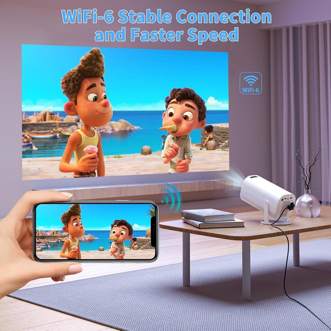 Mini proyector con WiFi y Bluetooth proyector de película