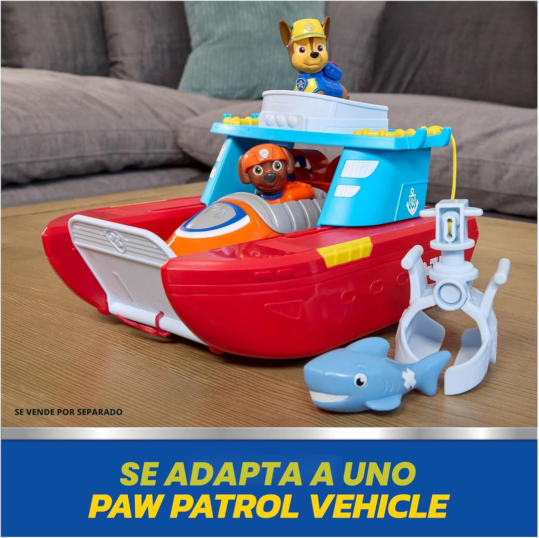 PAW Patrol Vehículo Patrullero Marino con Chase y Figura de Tiburón...