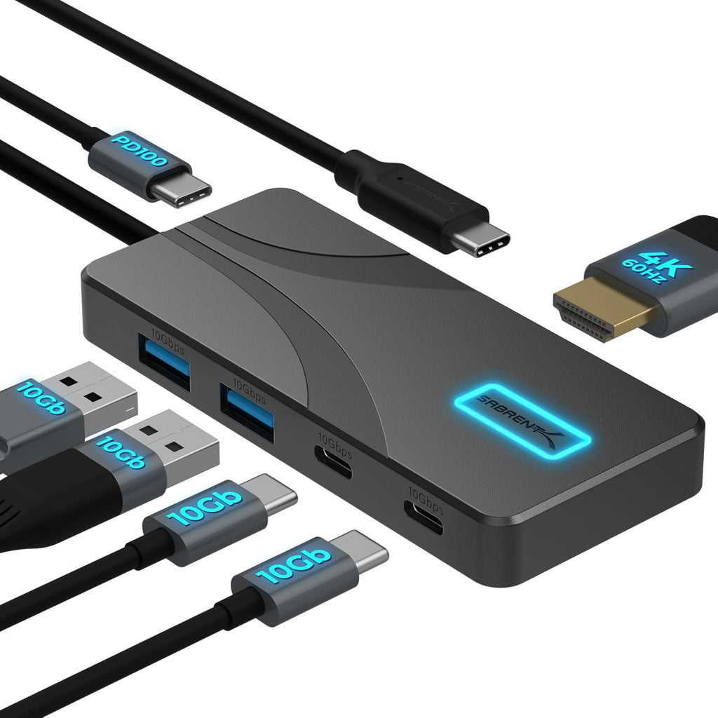 SABRENT, HB-TG5P, hub USB