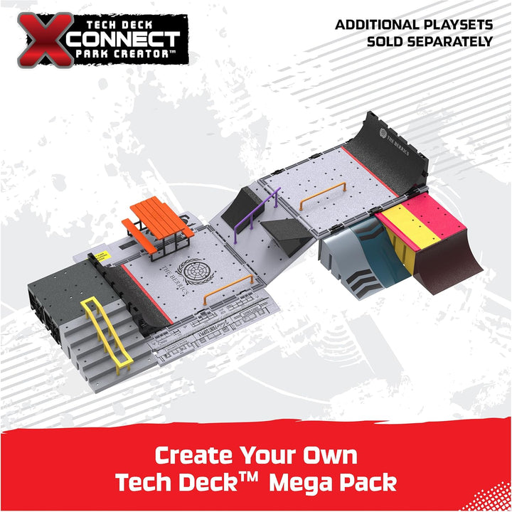 TECH DECK, The Berrics Transforming Park, X-Connect Park Creator, s...