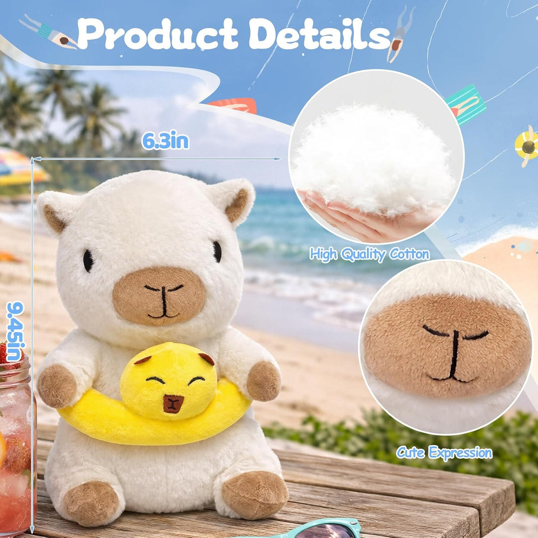 TITQWOP Juego de 9 piezas de peluche Capybara adecuado para niños y...
