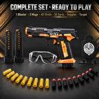 Pistola de juguete Foam Blaster, expulsión de bala suave de acción de perno