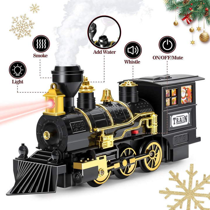 Gloween Tren para árbol de Navidad Juegos de tren de