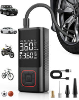 Powools Inflador de neumáticos inalámbrico 150PSI Compresor de aire...