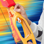 Nerf Pyrostrike Megabow, arco de 42 pulgadas dispara flechas de hasta 105 pies, 2 con puntas suaves, juguetes para niños al aire libre, a partir de 10 años (exclusivo de Amazon)