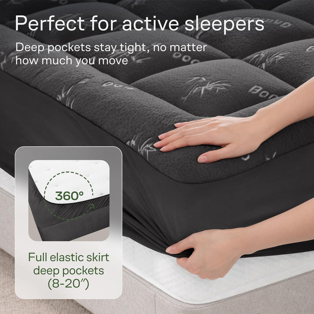 Niagara Sleep Solution Queen - Cubrecolchón ultra suave, alivio del dolor