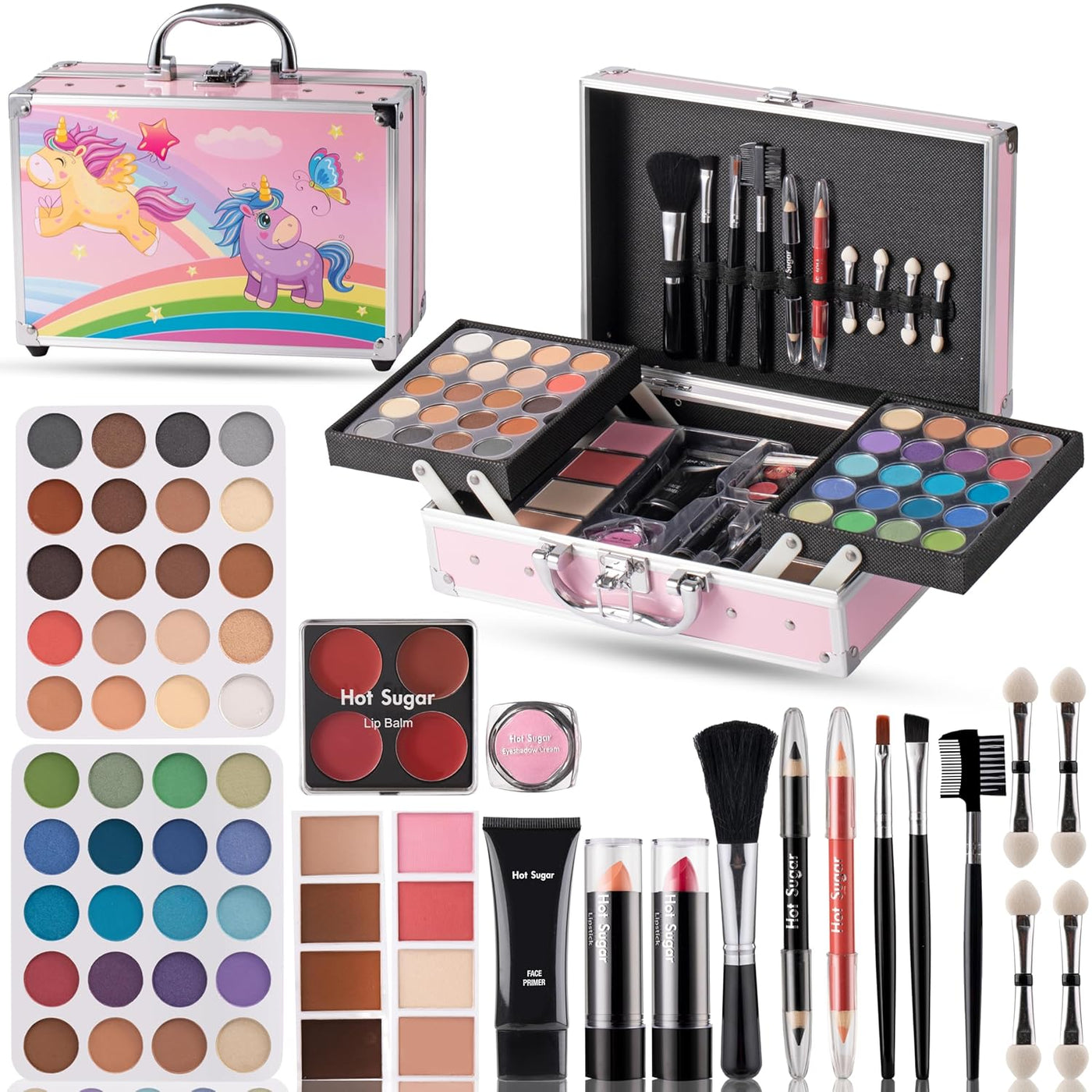 Hot Sugar - Kit de maquillaje para niñas pequeñas de 4 a 6 años, ju...