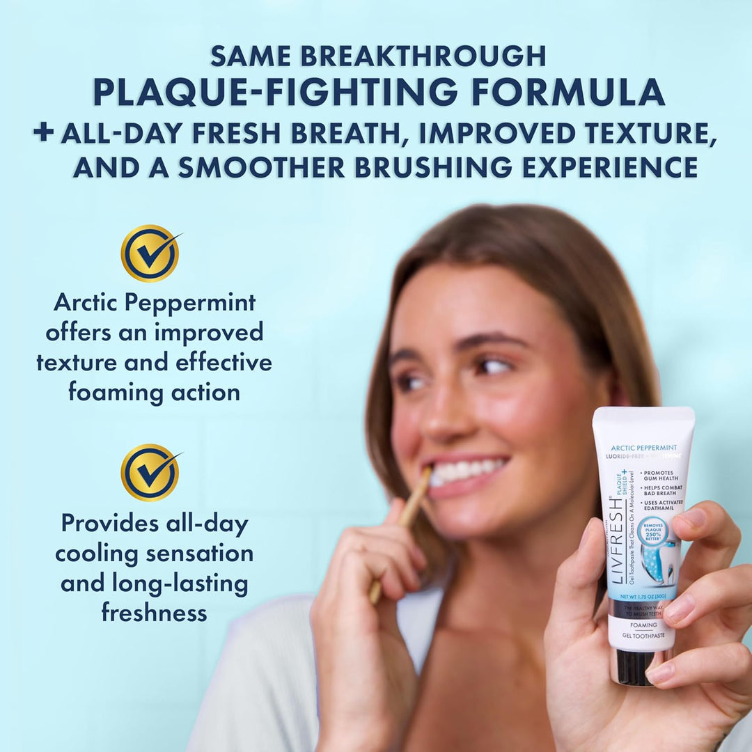 Gel dental Livfresh, clínicamente probado para eliminar la placa un...