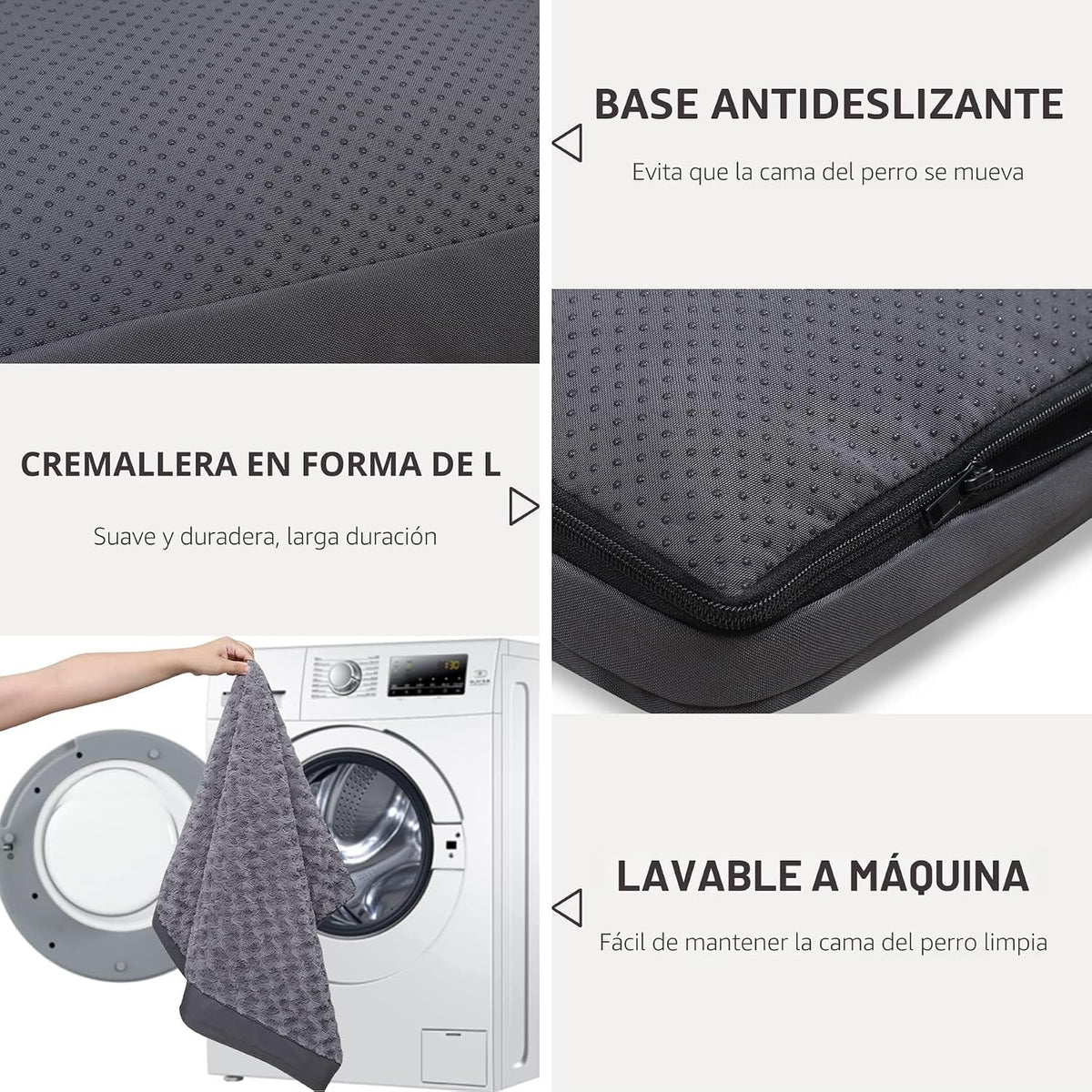 Cama de jaula para perros impermeable, camas para perros medianos, terciopelo rosa, suave, esponjosa, lavable, cama para perros con funda extraíble y parte inferior antideslizante, 35 x 22 pulgadas