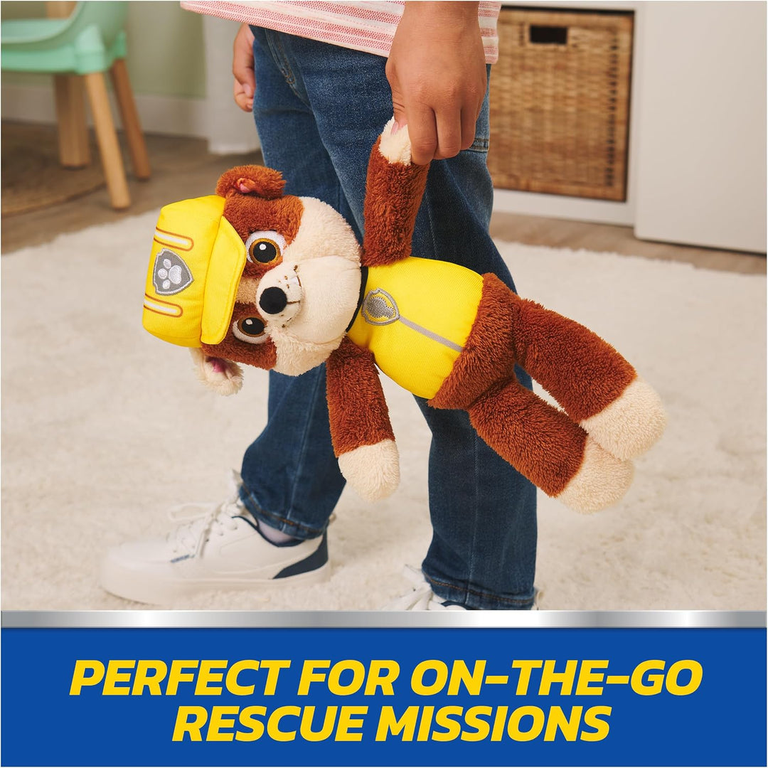 GUND PAW Patrol - Juguete oficial de peluche de Rubble Take Along B...