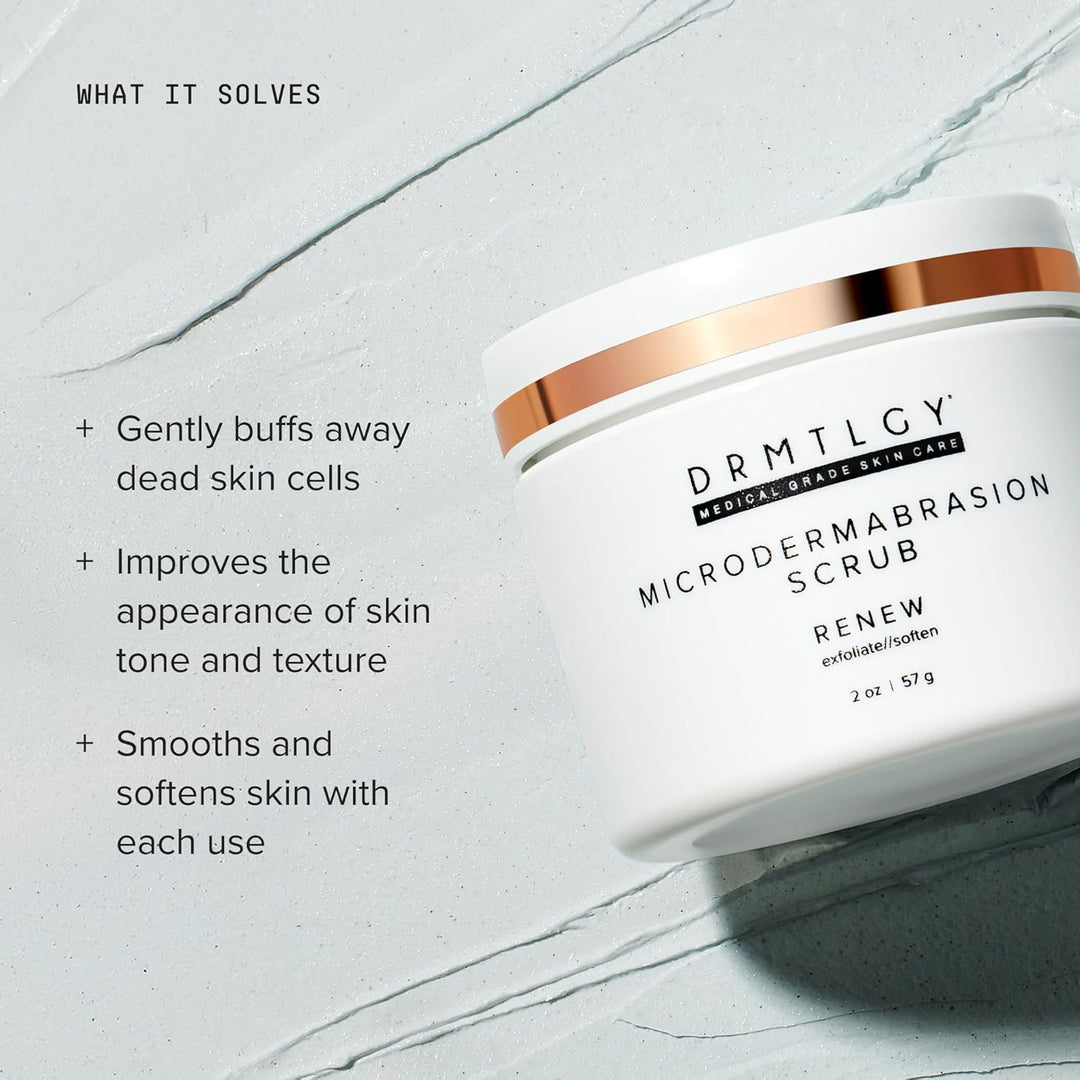 DRMTLGY Exfoliante facial y mascarilla facial de microdermoabrasión...