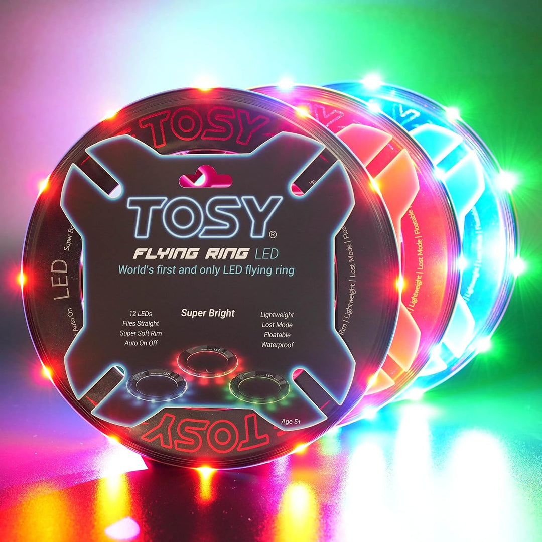 TOSY Flying Ring - 36 RGB Multicolor or 12 Monocolor LEDs, Super Br...