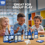 TOY Life Fichas magnéticas para niños de 4 a 8 años