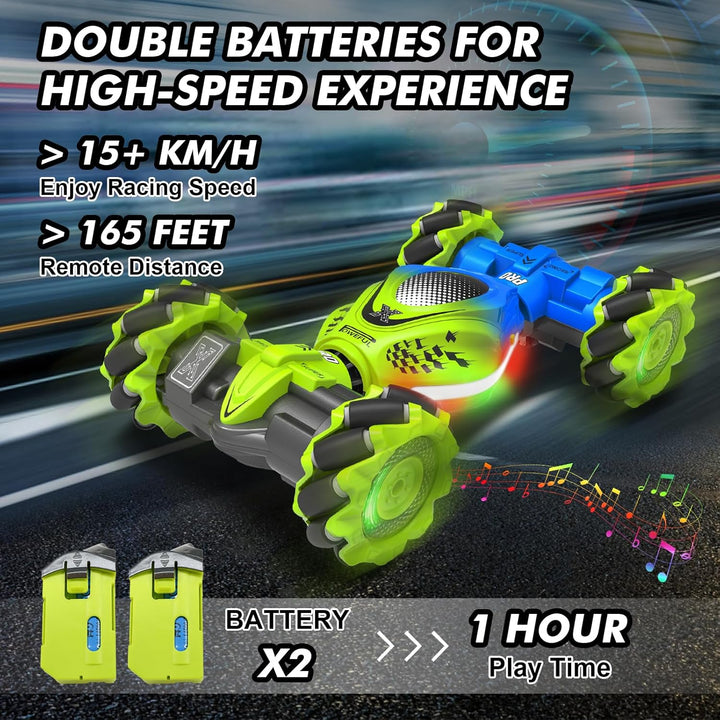 Fosgoit Coche RC con Sensor Gestual, RC de Acrobacias con Sensor Ge...