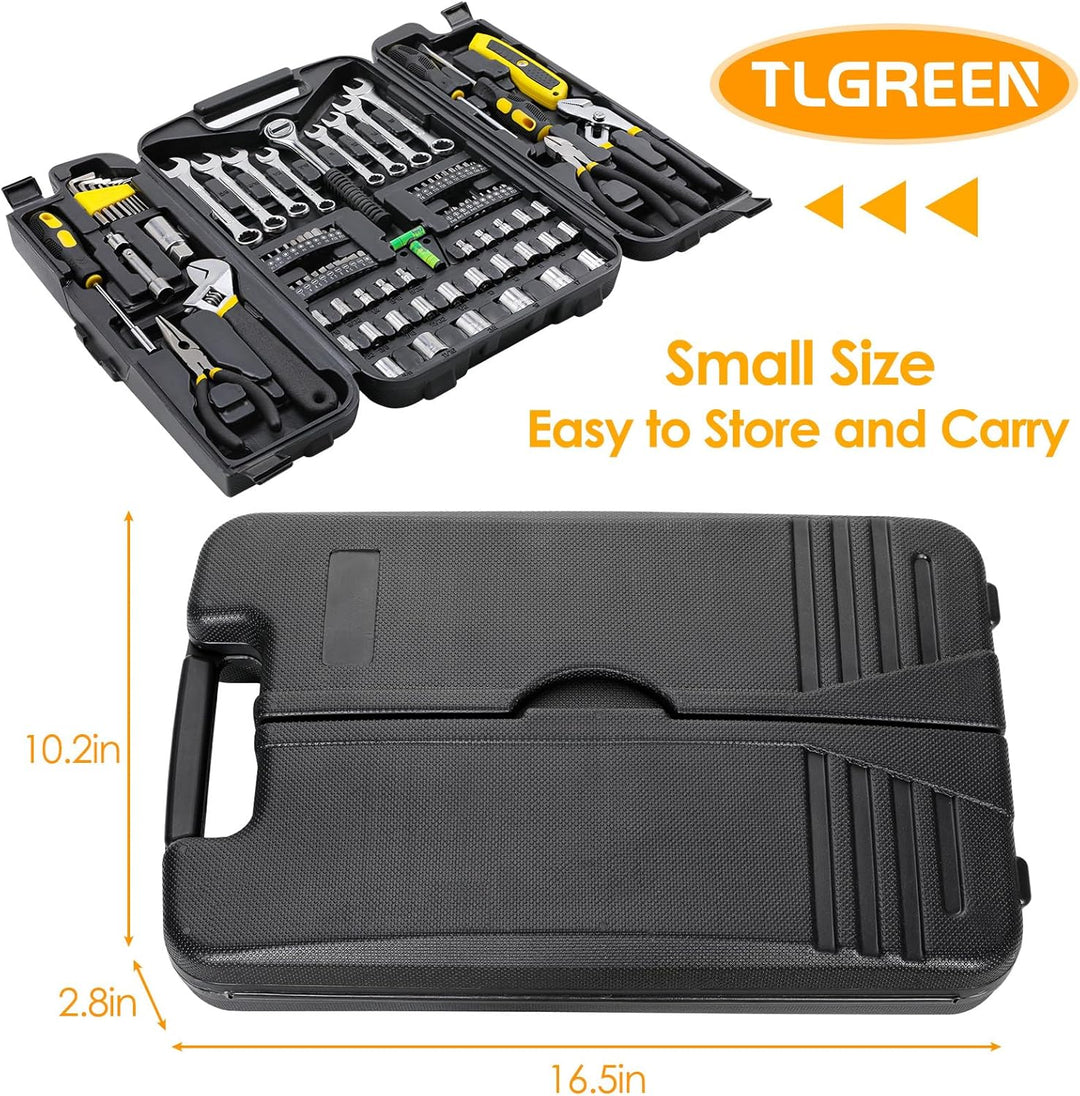TLGREEN Juego de herramientas de 95 piezas, kit de herramientas, ju...