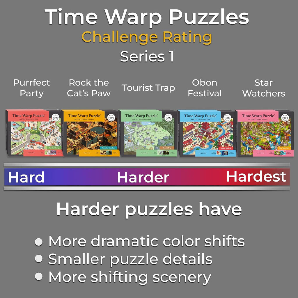 Time Warp Puzzle – Star Watchers - Rompecabezas de 1000 piezas para adultos