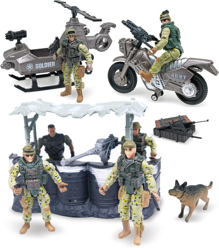 MISTBUY Figuras de acción de hombres del ejército estadounidense co...