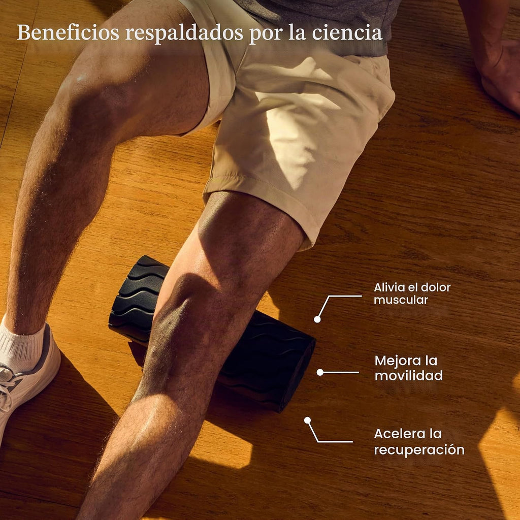 Therabody WaveRoller - Rodillo de espuma vibratoria de alta densidad