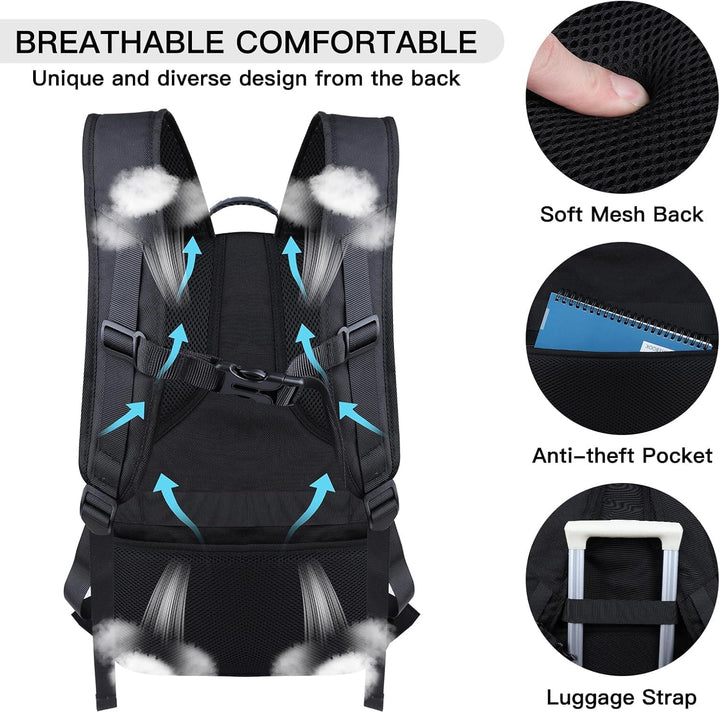 ANTERK Mochila extra grande para laptop, mochilas para laptop de 18...