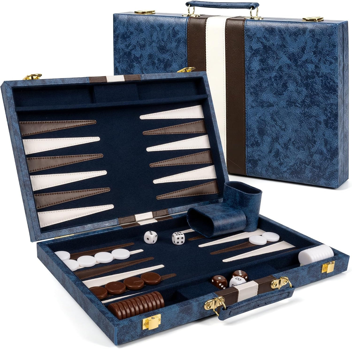 ropoda Juegos de backgammon de 15 pulgadas para adultos y niños, juego de