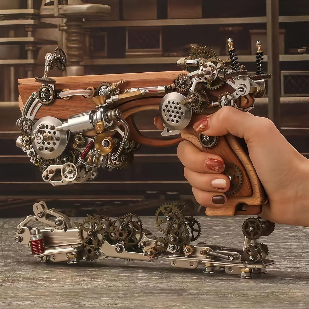 Rompecabezas de metal 3D para adultos, juego de construcción de rompecabezas Cyberpunk, kit de modelo de metal 3D altamente difícil, rompecabezas de rompecabezas rompecabezas de bricolaje para aliviar el estrés, regalo para hombres de alta gama