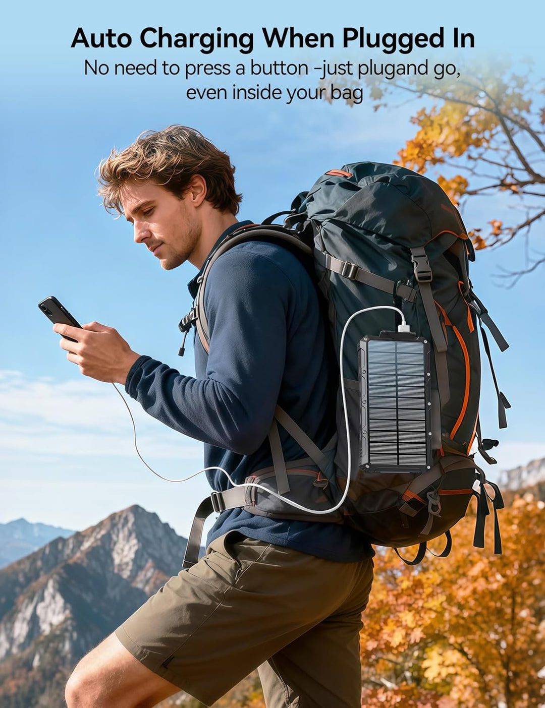 Cargador solar-banco de energía \u2013 Cargador de batería solar de...