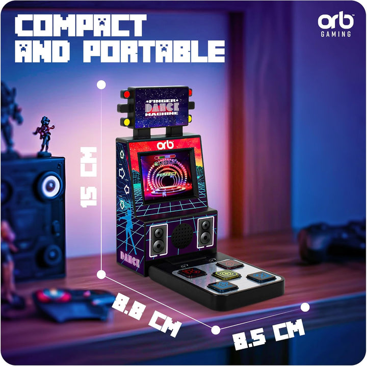 Orb - Mini máquina de arcade de baile con los dedos, 19 canciones i...