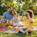Binóculos Juguetes Científicos para Niños de 3-8 años: Panda Look - Regalo para Niños y Niñas | Aventura al Exterior y Juguete Educativo STEM para Avistamiento de Aves, Acampar, Senderismo - Edades 3-8 Regalo de Cumpleaños para Niños y Niñas