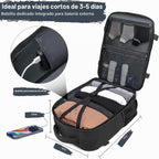 Mochila de artículo personal aprobada por TSA para cabina de avioneta: bolso para portátil de cabina de cabina de viaje