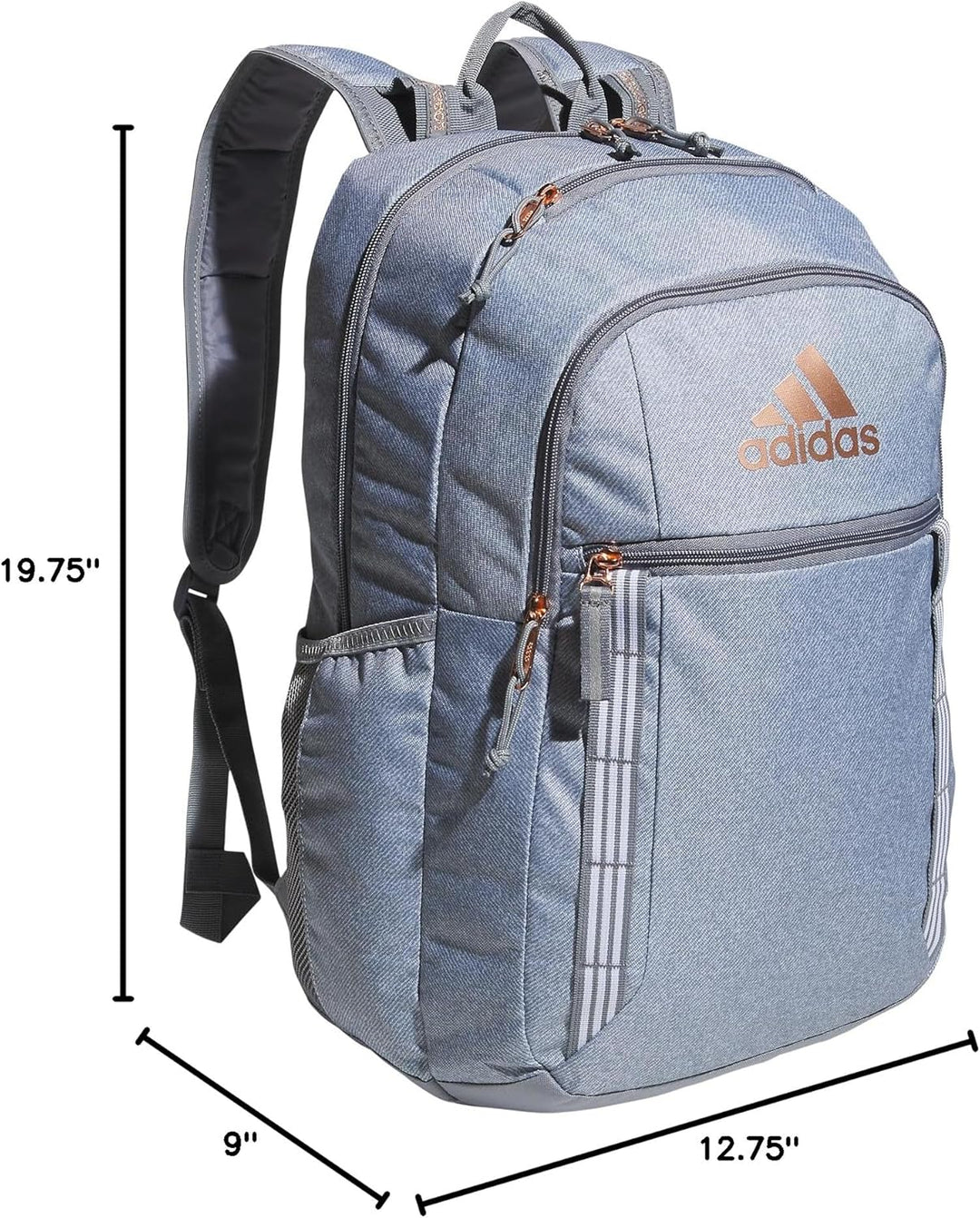 Mochila Adidas Excel Duradera Grande para Atletas con Bolsa para La...