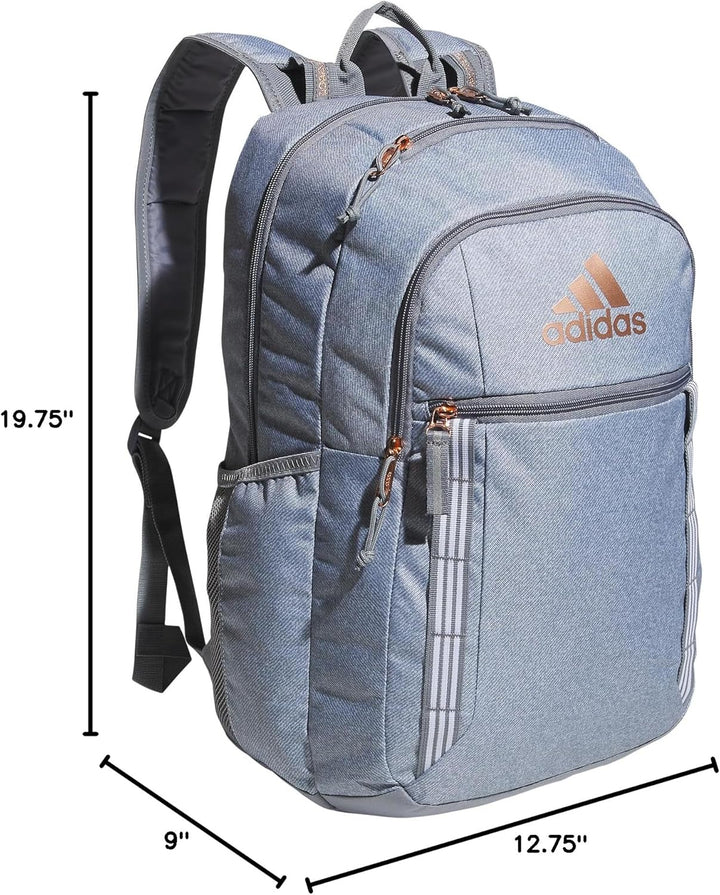 Mochila Adidas Excel Duradera Grande para Atletas con Bolsa para La...