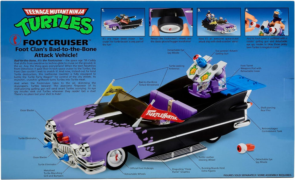 Teenage Mutant Ninja Turtles Crucero Clásico Foot de Playmates Toys - Exclusivo de Amazon