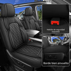 Funda de asiento de automóvil ajuste personalizado para Dodge Ram 1500 2500 3500 2002-2026 juego de fundas de asiento de piel sintética compatible con cojines de cabina regular Crew Quad para