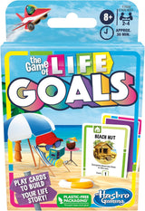 Hasbro Gaming The Game of Life Goals Card y juego familiar