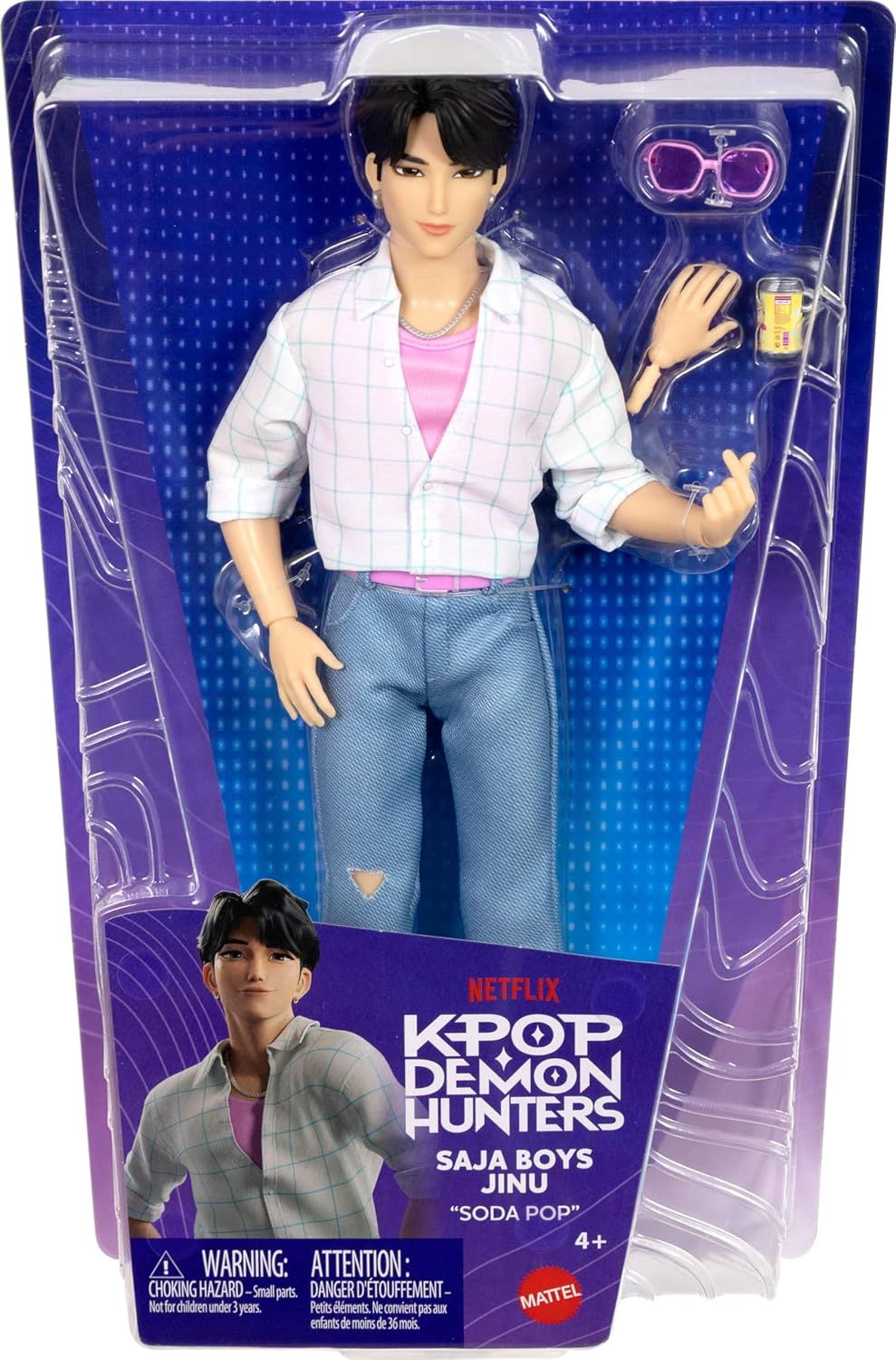 ​Mattel Kpop Demon Hunters Saja Boys Jinu Fashion Doll