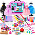 AGENTLAN - Kits de diseño de moda para niñas, más de 900 piezas