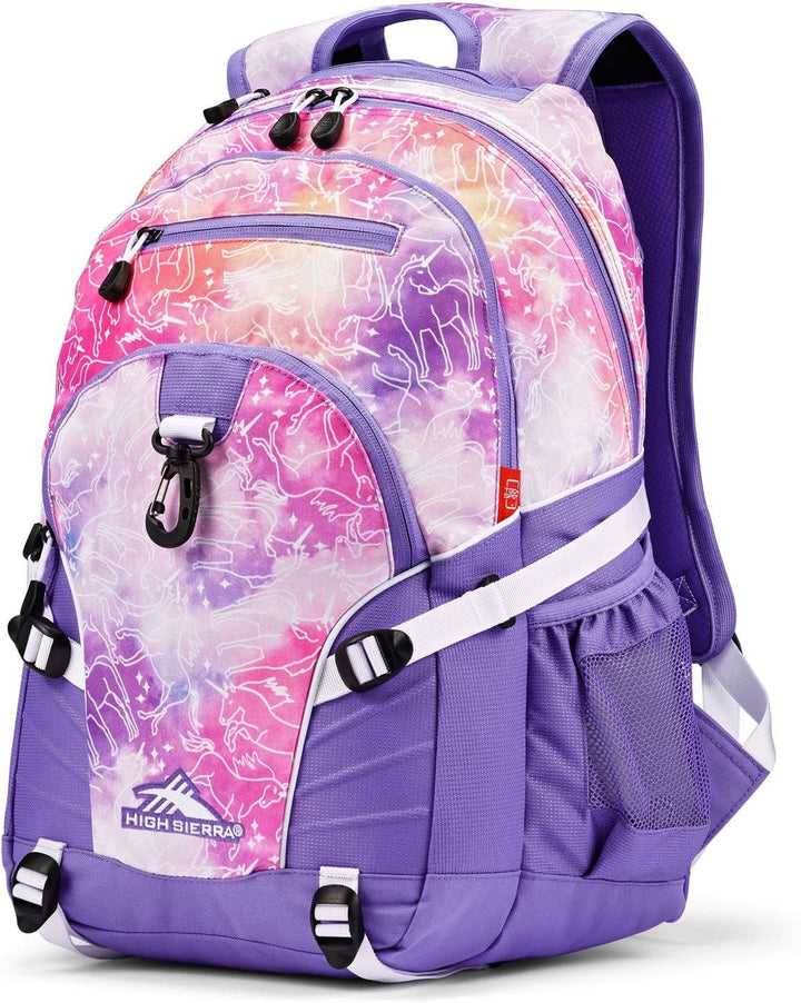 High Sierra, Nubes de unicornio\/Lavanda\/Blanco, Tamaño único