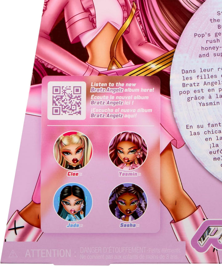 Bratz Pop Starz Yasmin Muñeca de moda con accesorios y