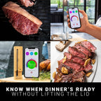 MEATER Plus Smart - Termómetro para carne, miel, Bluetooth, 165 pies