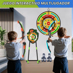 Bow y Arrow para Kids, LED Light Up Archery Set, Indoor Outdoor Sport Gifts para Boys Girls Ages 4-12