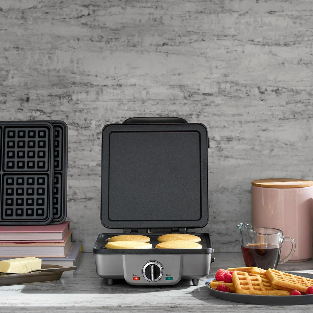 Cuisinart WAF-300NAS - Máquina para hacer gofres y panqueques de estilo