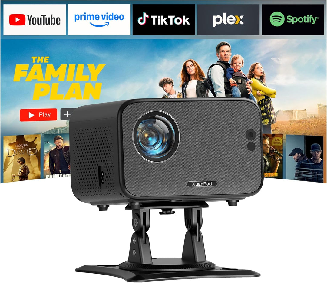 [Aplicación oficial y enfoque automático] Mini proyector inteligent...