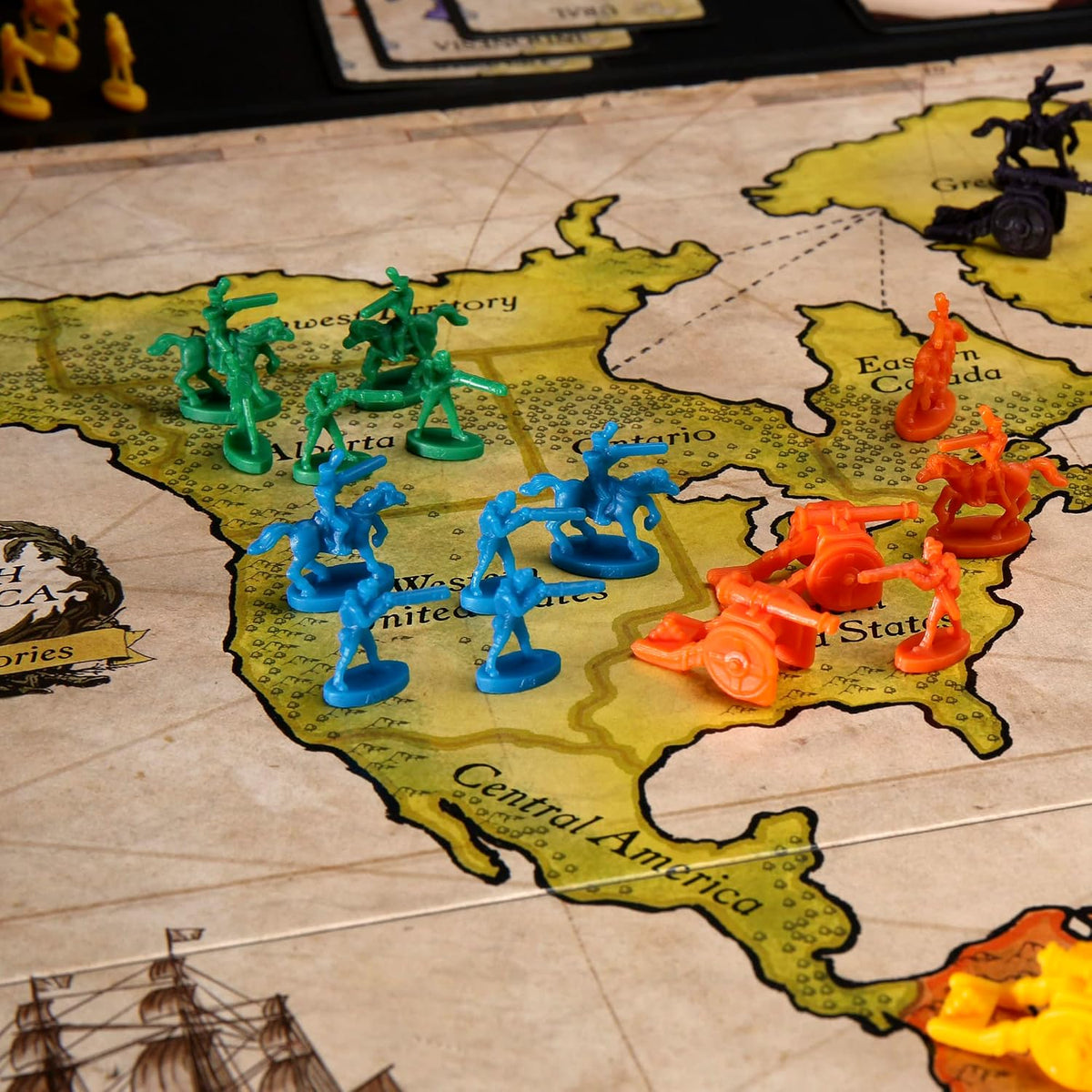 Juego de mesa Risk, juegos de estrategia para 2-5 jugadores, juegos de mesa de estrategia para adolescentes, adultos y familia, juegos de guerra, a partir de 10 años