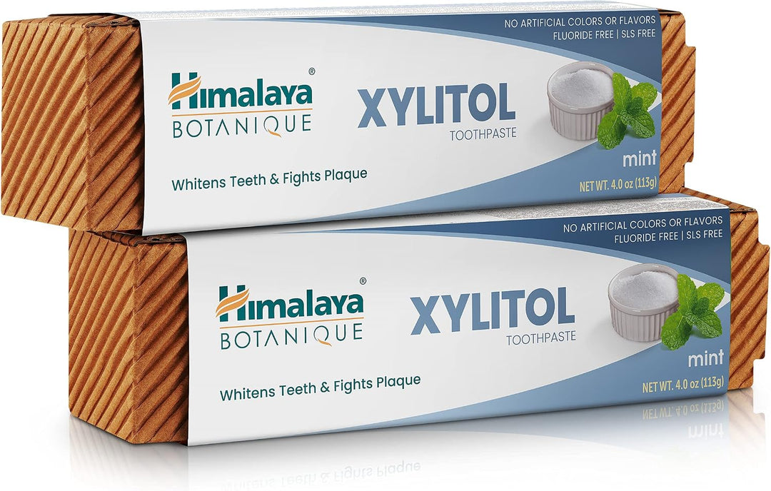 Himalaya Botanique Whitening Pasta dental antiplaca con xilitol, si...